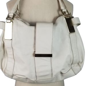 BR Monogram Banana Republic leather top handle han